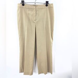 St. John Wide Leg Pants Womens 10 Crepe Ankle Pockets Capsule High Rise USA
